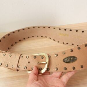 VERSACE Belt 75 30 S Waist Studded Chunky Wide Obi Corset Vintage VERSUS Y2K 90s